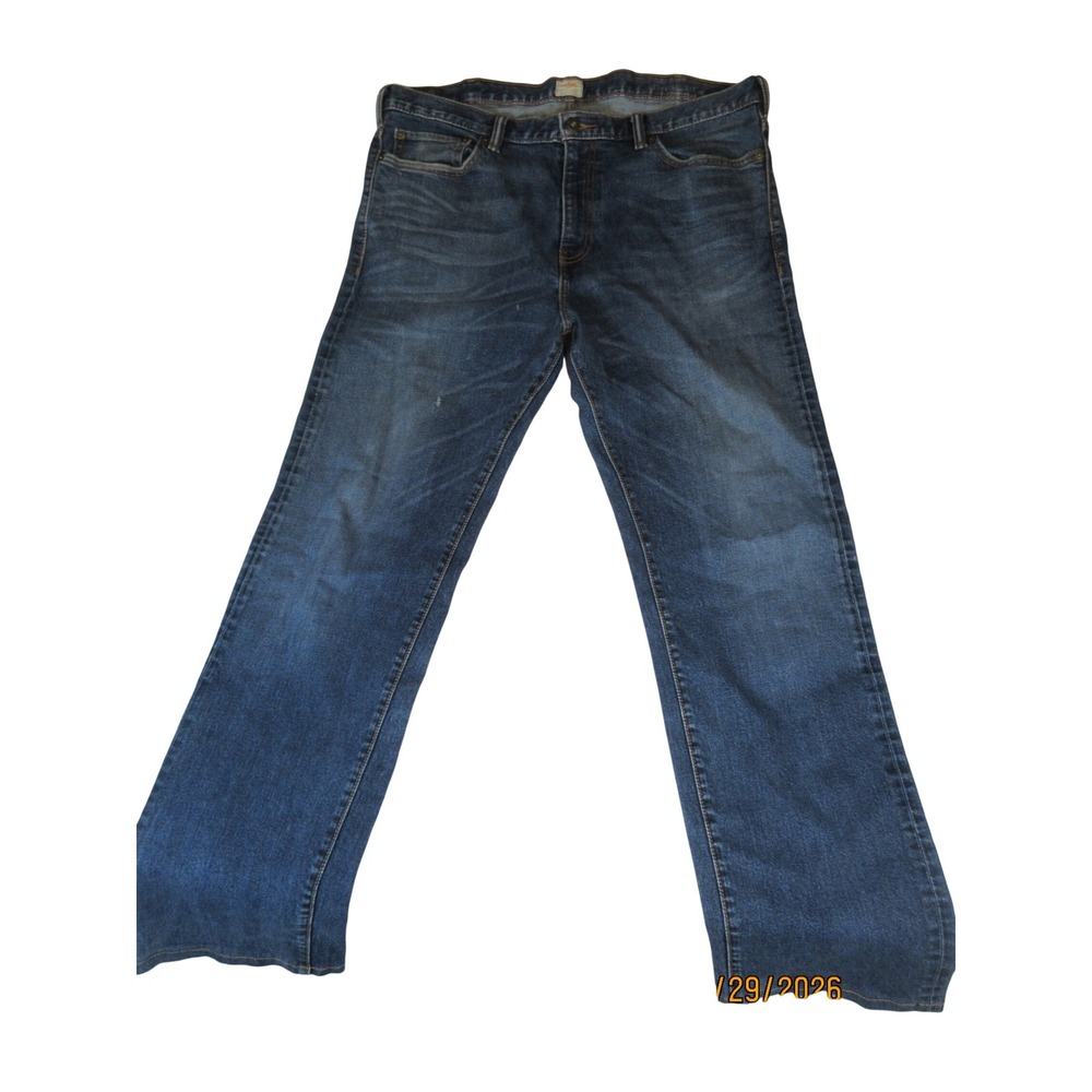 Dockers Mens Straight Fit Jeans Medium Wash Blue Denim 38x34 (Measures 38x31)